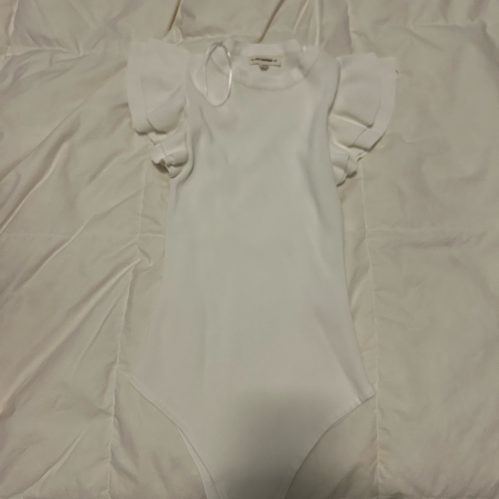 Ruffle one piece top